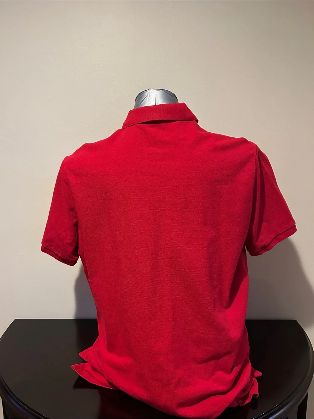 Ralph Lauren Red Men's Polo Shirt with Embroidered Logo